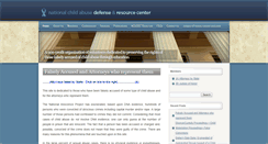 Desktop Screenshot of falseallegation.org